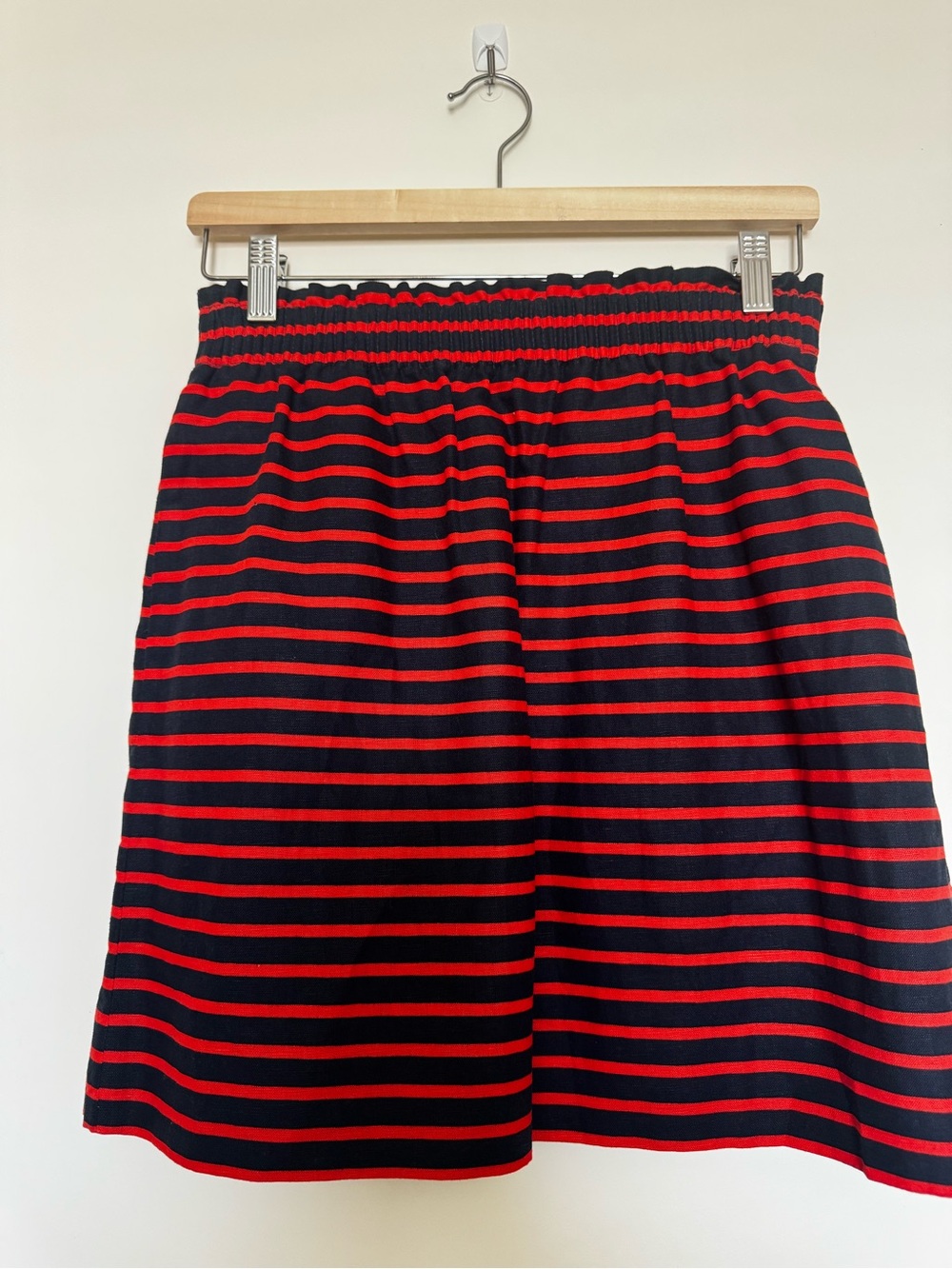 J Crew striped skirt
